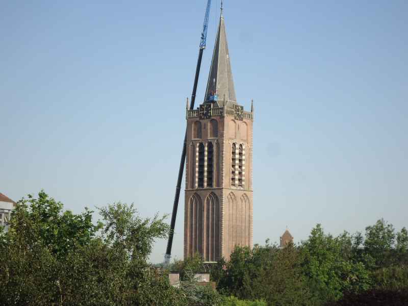 Wijkertoren 3 augustus 2015
Onderhoud van het daklei op 3 augustus 2015
Keywords: Bwijk