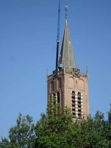 Wijkertoren 
Reparatie van de leien aan de Wijkertoren  
Keywords: Bwijk Wijkertoren