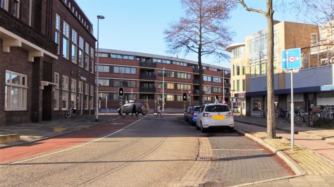 Schans met zicht op het appartementsgebouw de Raep 11 februari 2019
Keywords: Bwijk Schans