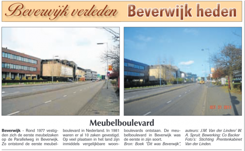 Meubelboulevard
Uit de Beverwijker 12 januari 2012
