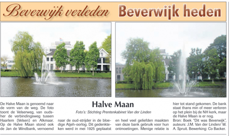 Halve Maan
Uit de Beverwijker van 12 juli 2012
