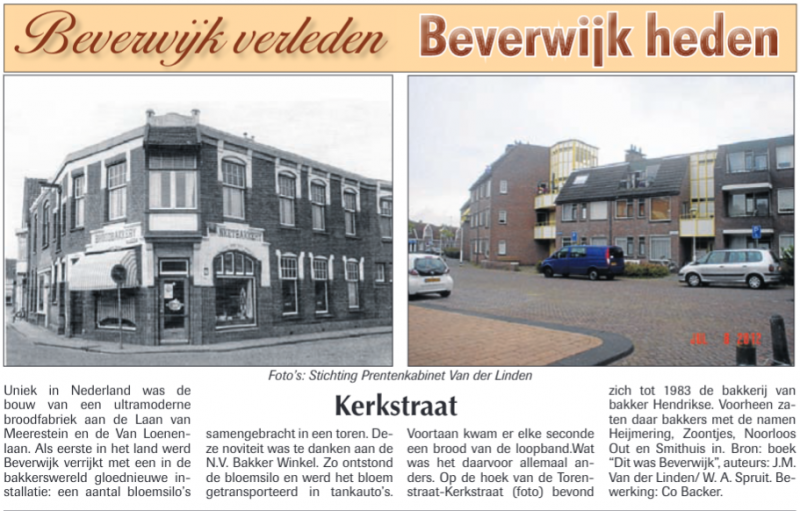 Kerkstraat
Uit de Beverwijker van 19 juli 2012
