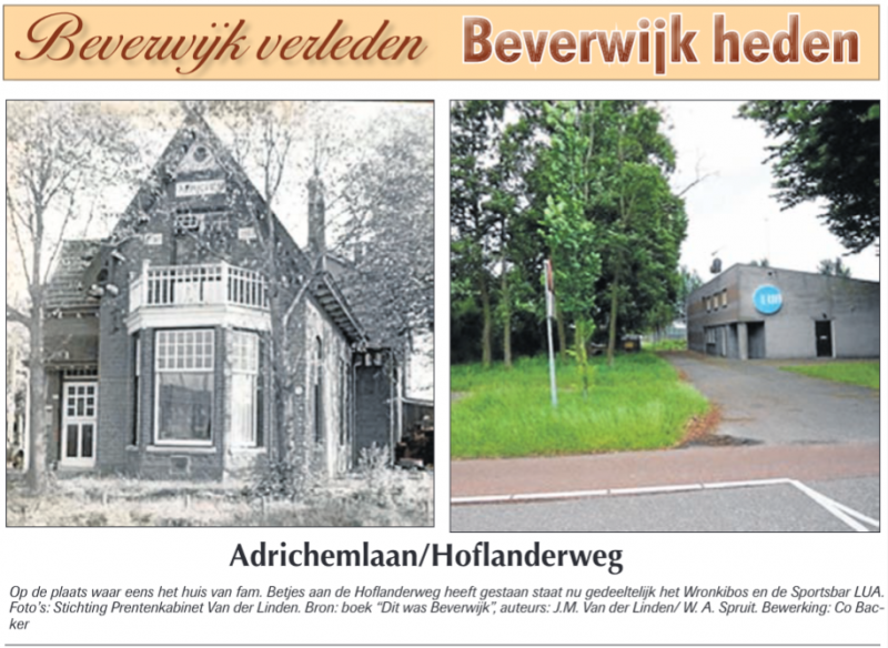 Adrichemlaan/Hoflanderweg
Uit de Beverwijker van 2 augustus 2012
