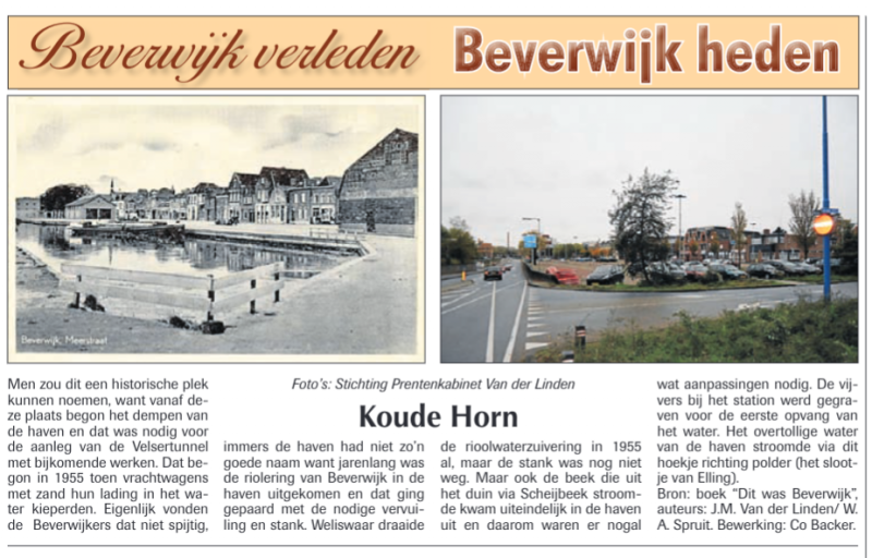 Koude Horn
Uit de Beverwijker van 25 oktober 2012
