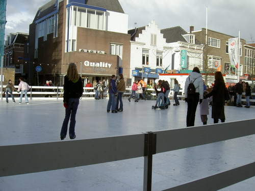 Breestraat
Schaatsen rond de Kerst op de Breestraat.
foto JR 2005
