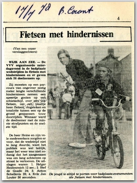 fietsen
Fietsen met hindernis 1978
Keywords: waz feest