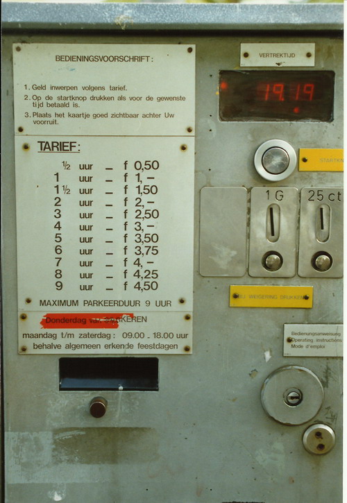 Oude parkeermeters in Beverwijk 1986
Keywords: bwijk Monumenten