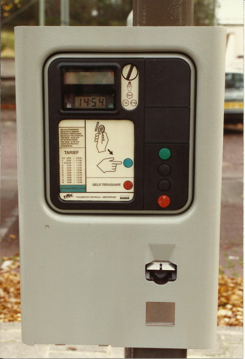 Oude parkeermeters in Beverwijk oktober 1990
Keywords: bwijk Monumenten