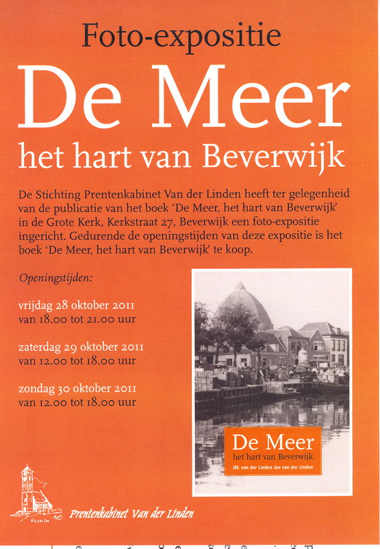 De Meer het hart van Beverwijk
28 okt komt het nieuwe boek van st. Prentenkabinet van der Linden uit
verkrijgbaar van de Bruna's in de buurt.

gemaakt door Jan vd Linden en JM vd Linden.
Keywords: bwijk boek de meer