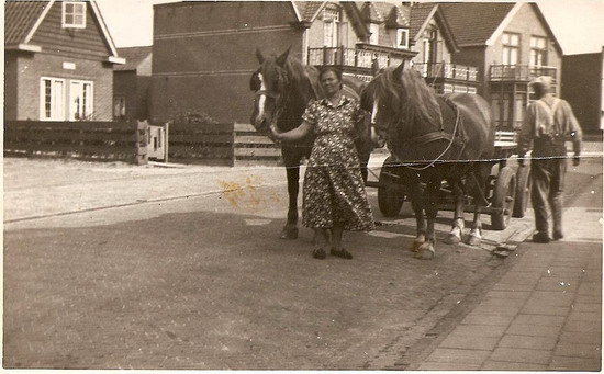 personen uit dorp
Oma en Opa de Boer uit de Relweg nr 44.

foto:Frans Schelvis
Keywords: personen waz