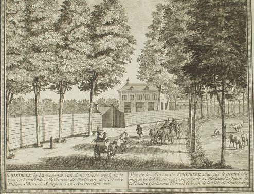 Het Huis Scheijbeeck
Het huis Scheibeek van de Heereweg gezien. Huis van Willem Boreel, schepen van Amsterdam. Uit: Zegepralend Kennemerland 1730
Keywords: Het Huis Scheijbeeck bwijk