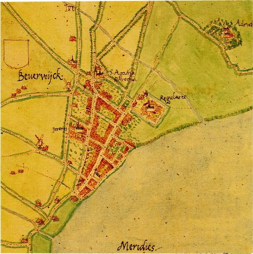 Stadskaart Jacob van Deventer ca 1580
Keywords: bwijk plattegrond
